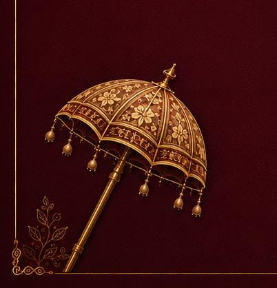Decorative Umbrella Left
